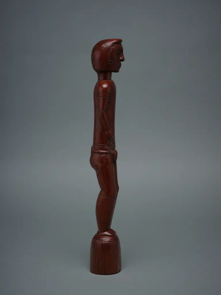 African wooden male figure, Image 1++